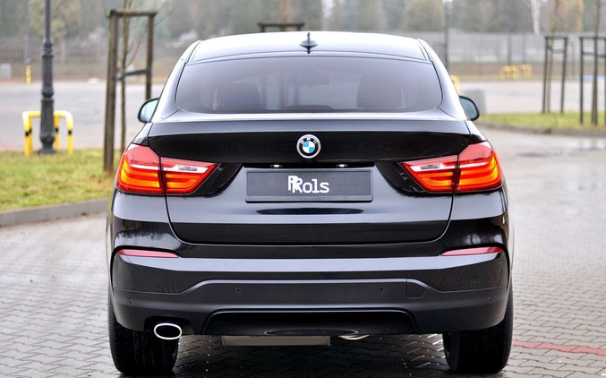 BMW X4 cena 89999 przebieg: 214000, rok produkcji 2015 z Płock małe 596